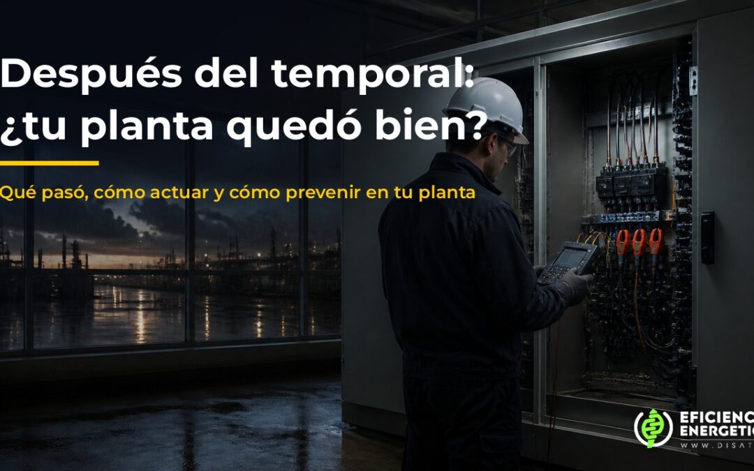 Después del temporal de octubre: cómo proteger tu planta de cortes, reconexiones y sobretensiones