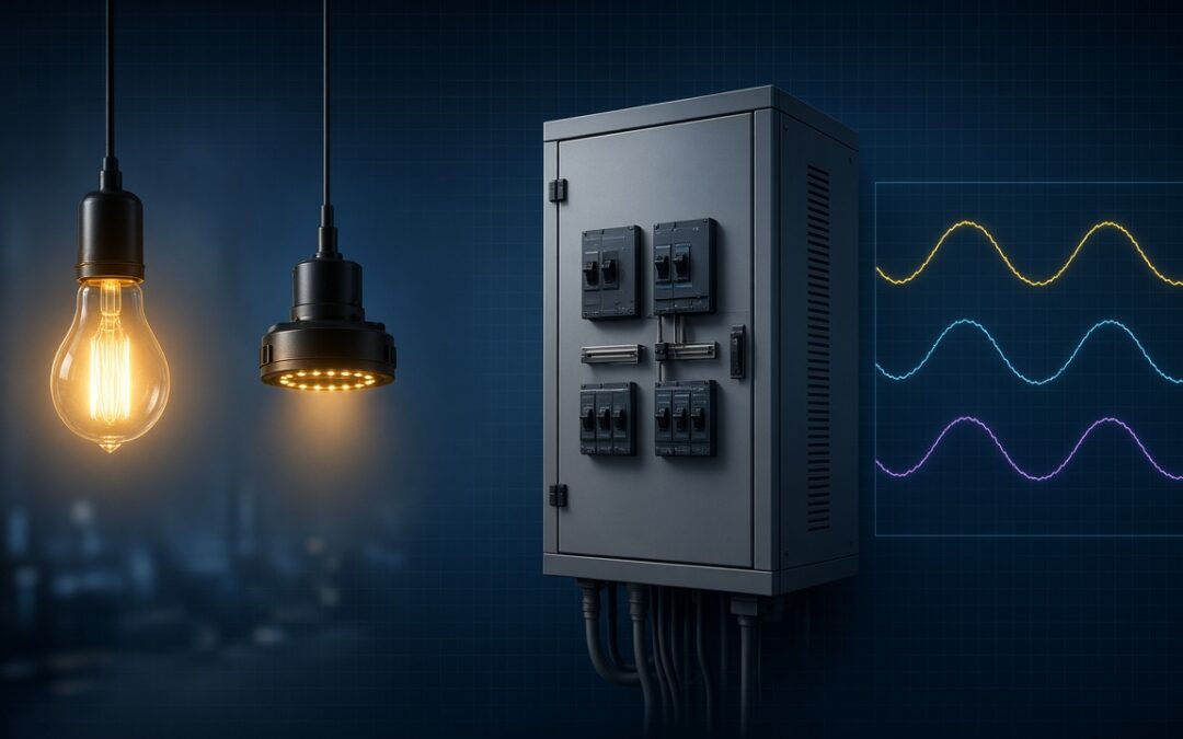 Parpadeo o flicker eléctrico: qué es, cómo se mide y cómo controlarlo en tu planta